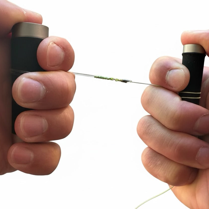 Line puller tightening fishing knot — NZ land-based fishing Don Fish Gear