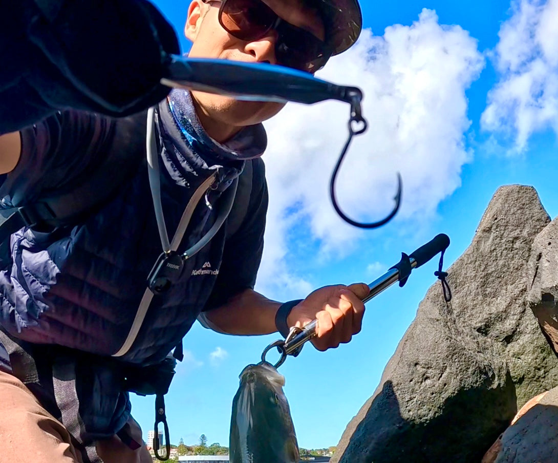Anchovy Hunter lure single hook is under testing — NZ Don Fish Gear