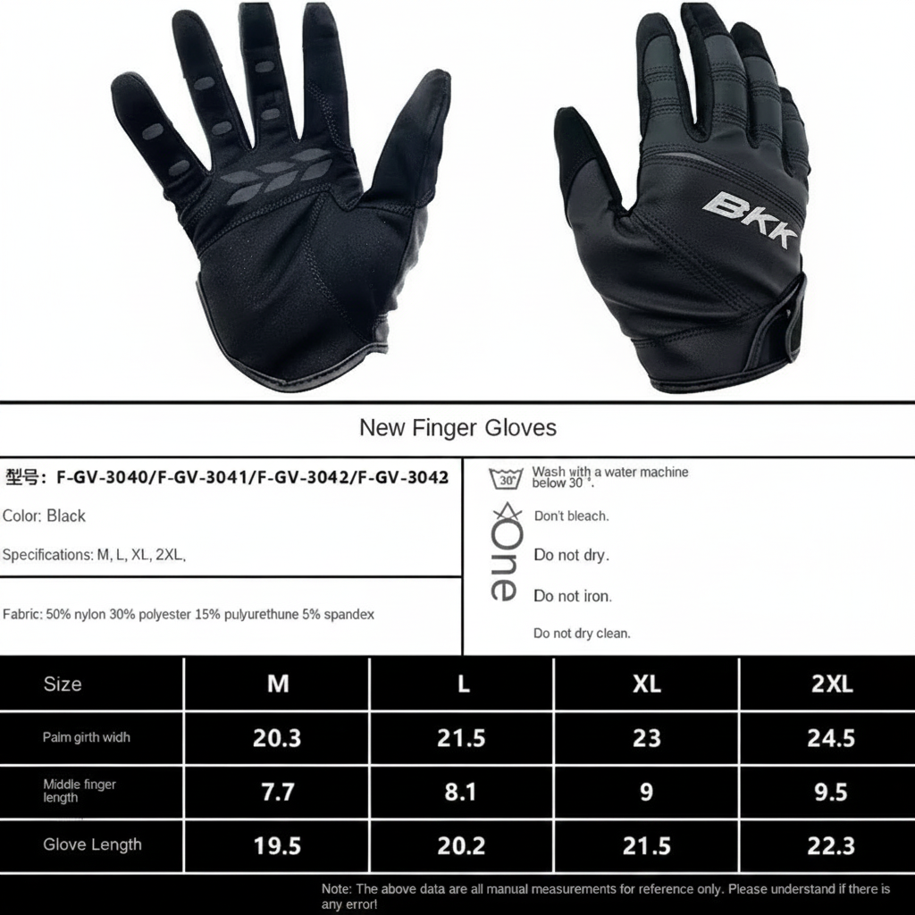 BKK Full Finger Glove