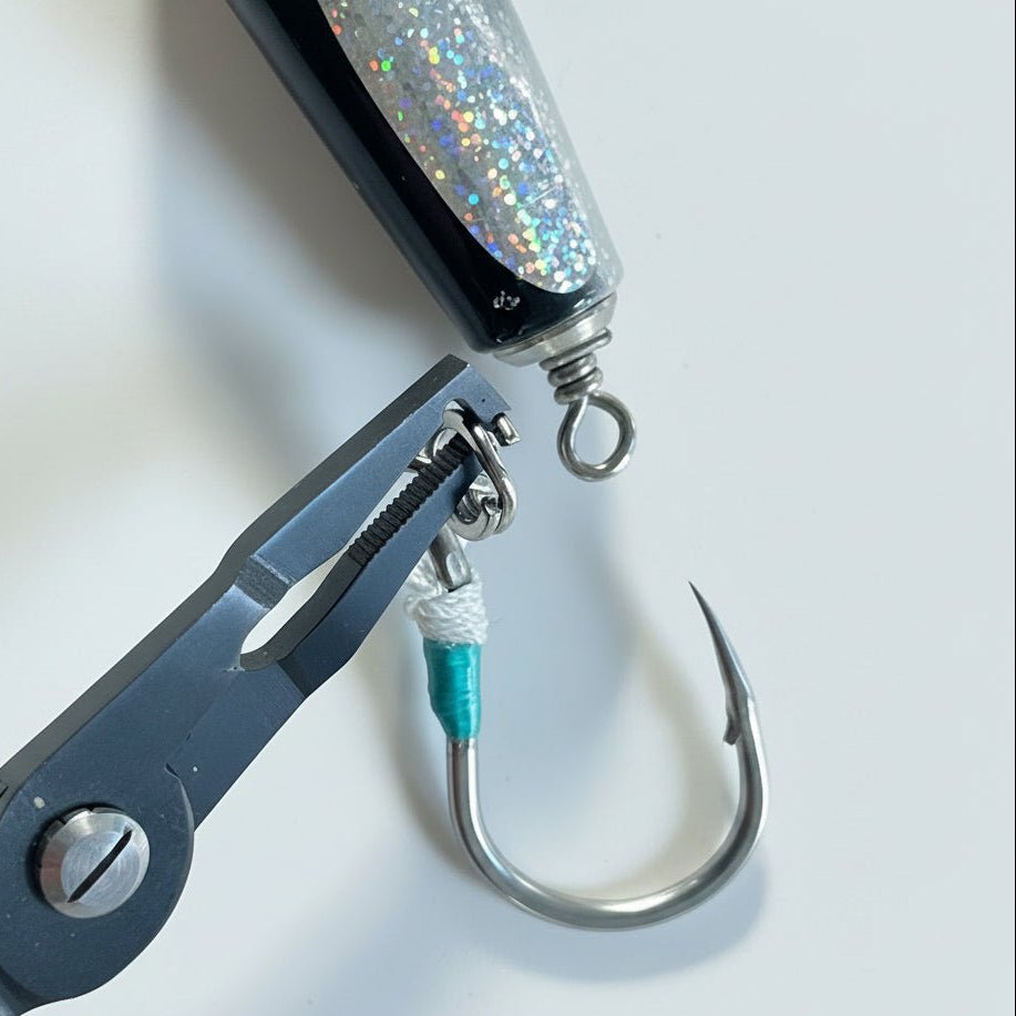 Titanium fishing plier opening split ring — NZ land-based fishing Don Fish Gear
