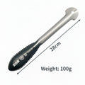 One-piece stainless fish scaler with spoon end — NZ fishing Don Fish Gear